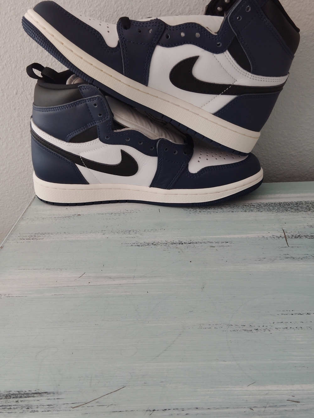 Nike Air Jordan 1 High - Navy/White/Black - Men
